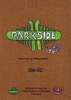 2019 Parkside Major League Lacrosse - Gummy Arts #GA-02 Colin Heacock Back
